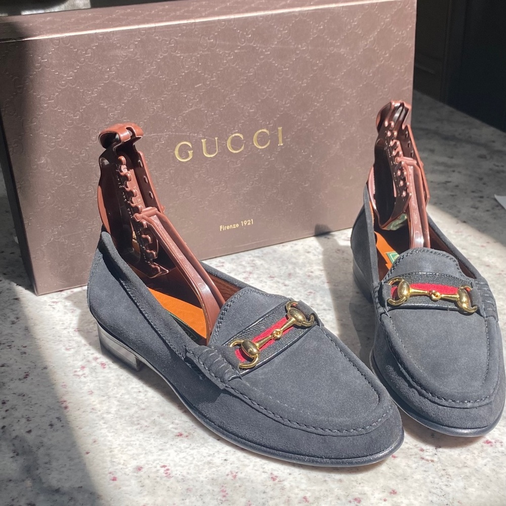 Gucci Suede Loafers